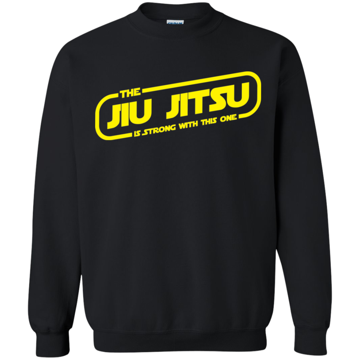The Jiu Jitsu Is Strong With This One BJJ Brazilian Jiu Jitsu Crewneck Pullover Sweatshirt  8 oz. Main image