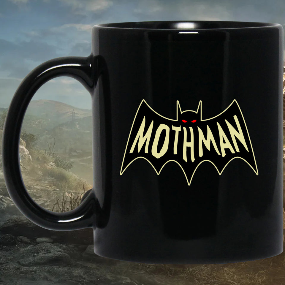 Mothman 11 oz. Black Mug