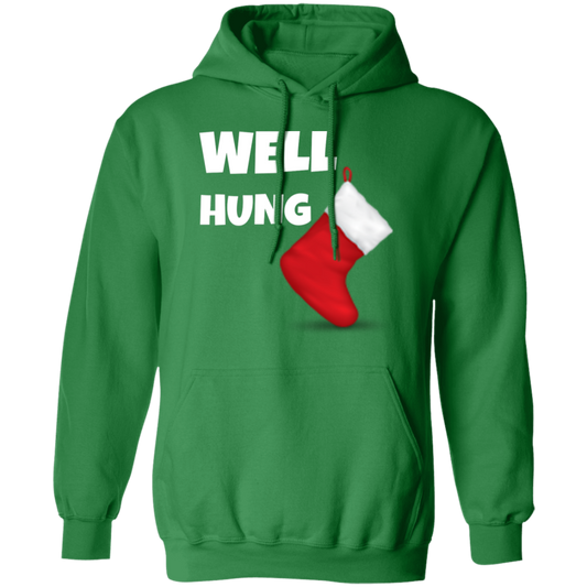 Well Hung Christmas Ugly Xmas Hoodie
