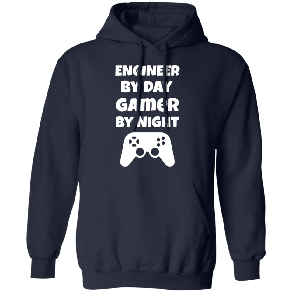 Engineer By Day Gamer By Night Hoodie