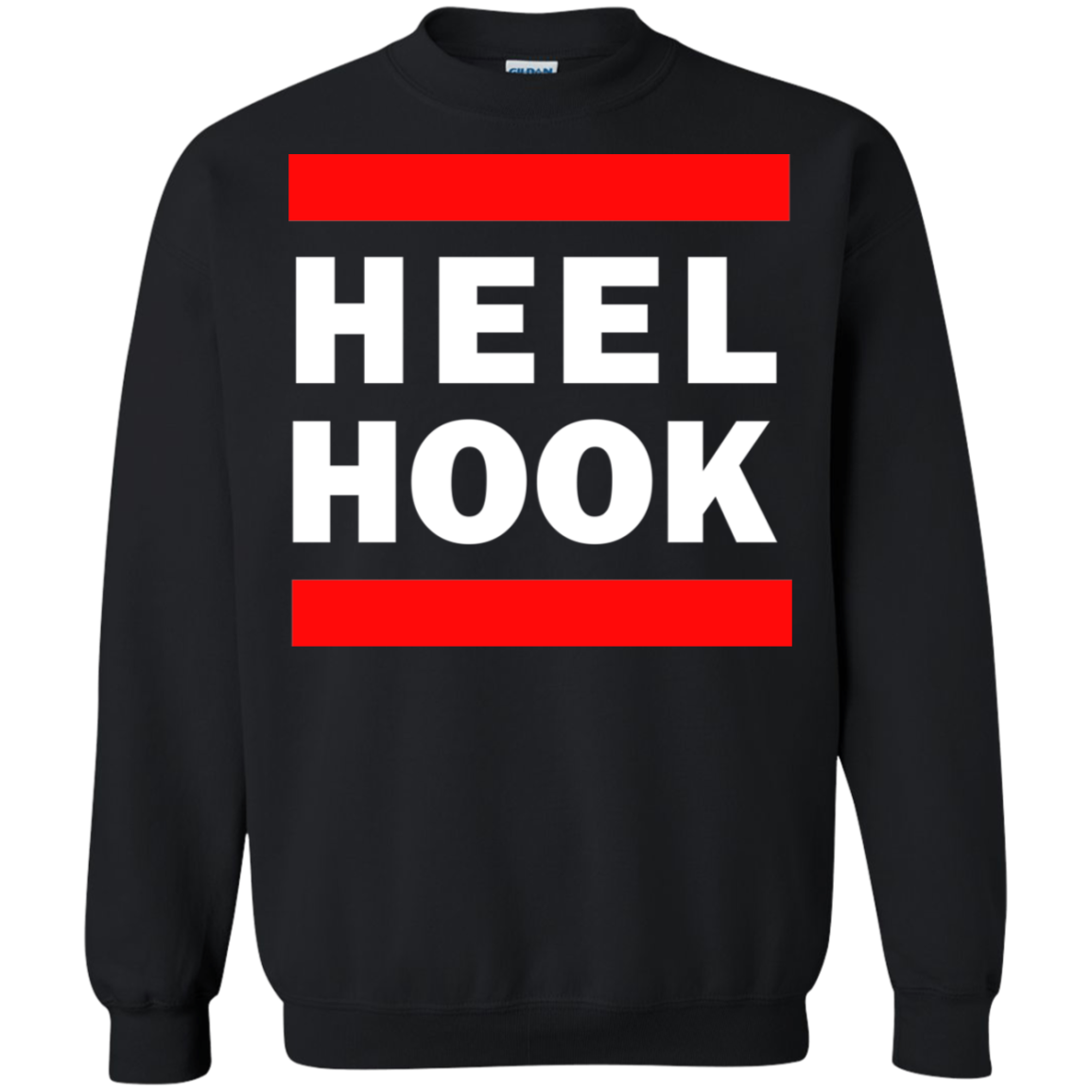 Brazilian Jiu Jitsu Heel Hook BJJ Crewneck Pullover Sweatshirt  8 oz. Main image