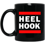 Brazilian Jiu Jitsu Heel Hook BJJ 11 oz. Black Mug Brazilian Jiu-Jitsu BJJ Brazilian Jiu Jitsu Coffee Mug