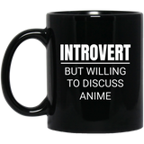 Introvert But Willing To Discuss Anime Anime Mug | Anime Gift Cup | Anime Coffee Mug | Anime Merch | 11oz Kawaii Mug Introvert But Willing To Discuss Anime Anime Mug | Anime Gift Cup | Anime Coffee Mug | Anime Merch | 11oz Kawaii Mug