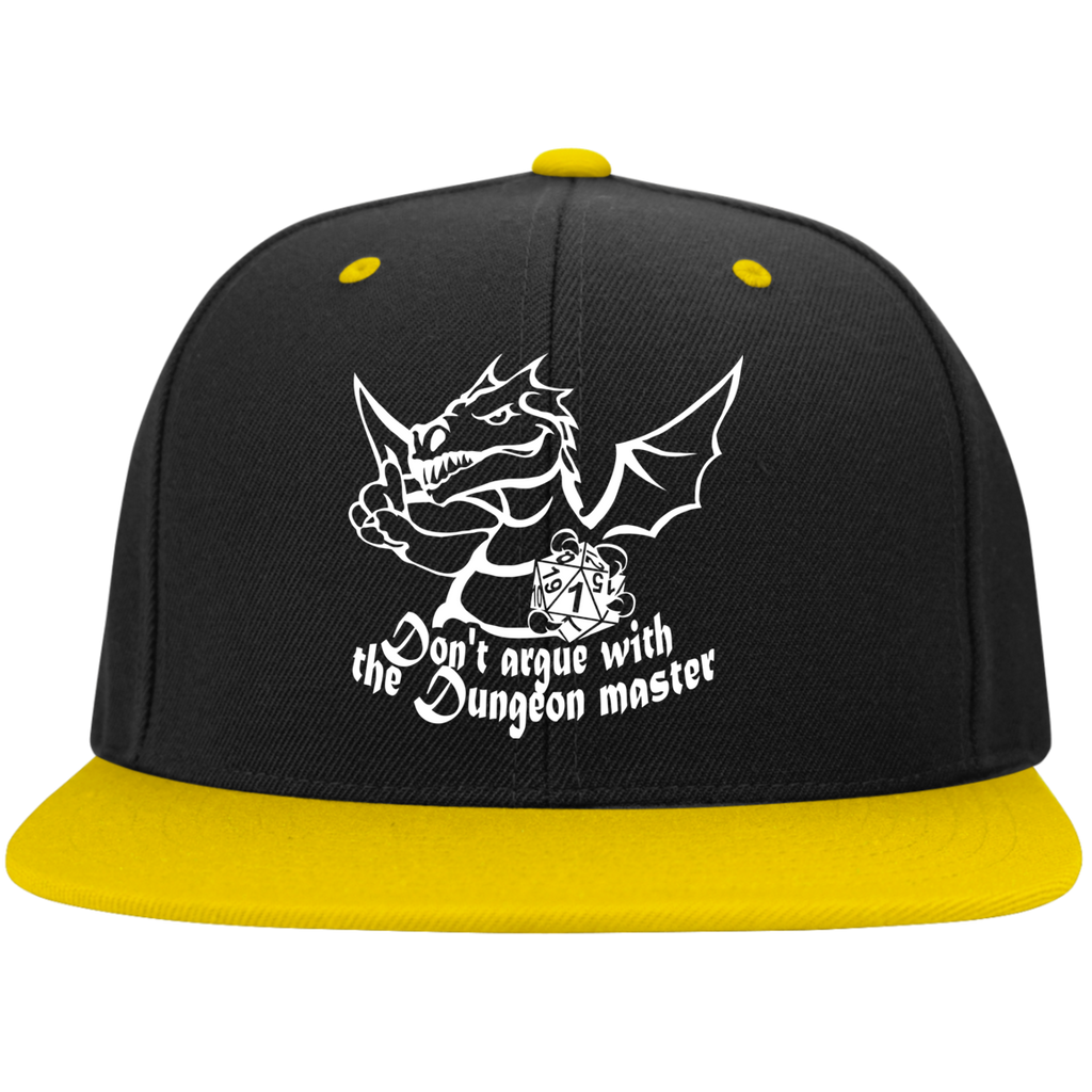 Don't Argue With The DM RPG Dice Hat | Dungeon Master Hat | Tabletop RPG | Tabletop Games | RPG Hat | Role Playing Game Unisex Snapback Hat