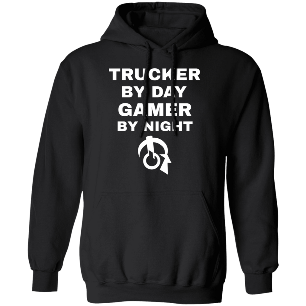 Trucker By Day Gamer By Night Hoodie