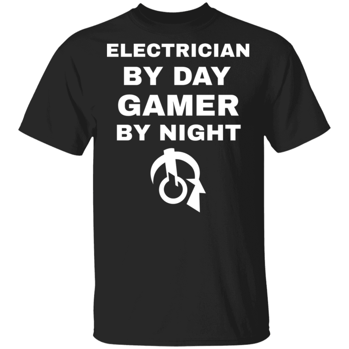 Electrician By Day Gamer By Night T-Shirt Secondary image