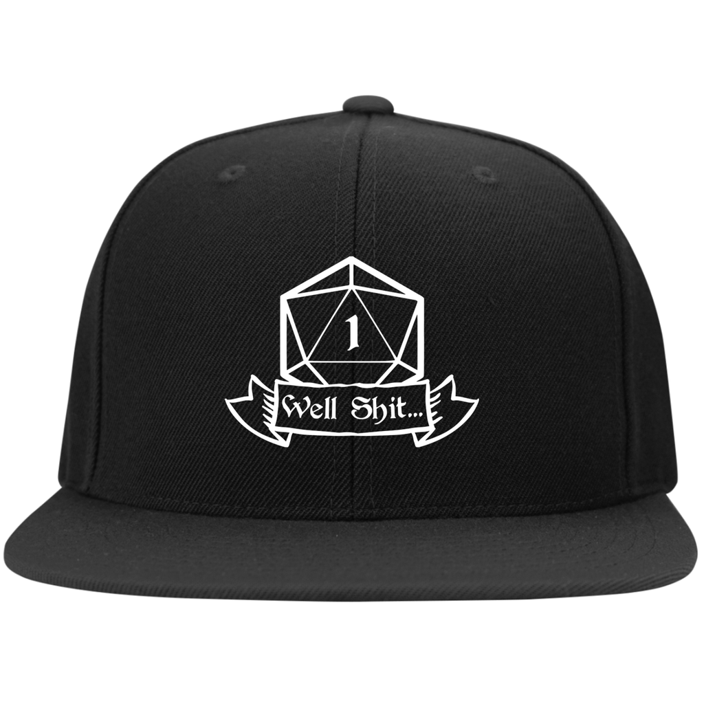 Well Shit RPG Dice Hat | Dungeon Master Hat | Tabletop RPG | Tabletop Games | RPG Hat | Role Playing Game Unisex Snapback Hat