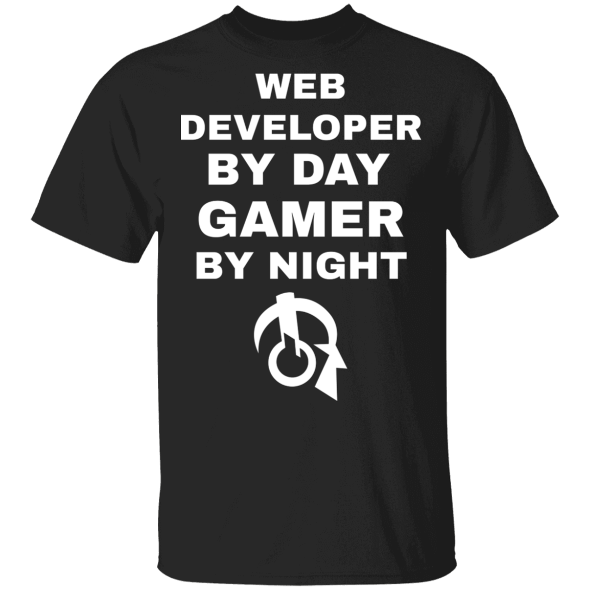 Web Developer By Day Gamer By Night T-Shirt Secondary image