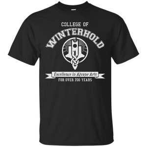 College of Winterhold T-Shirt Elder Scrolls Skyrim College of Winterhold T-Shirt