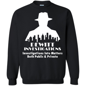 DeWitt Investigations Crewneck Pullover Sweatshirt  8 oz.