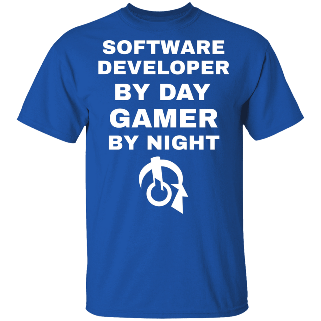 Software Developer By Day Gamer By Night T-Shirt