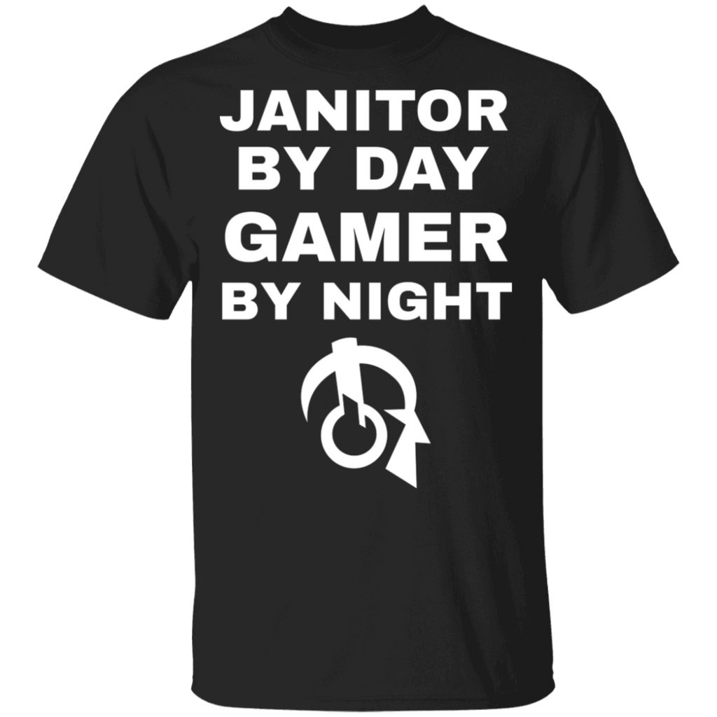 Janitor By Day Gamer By Night T-Shirt