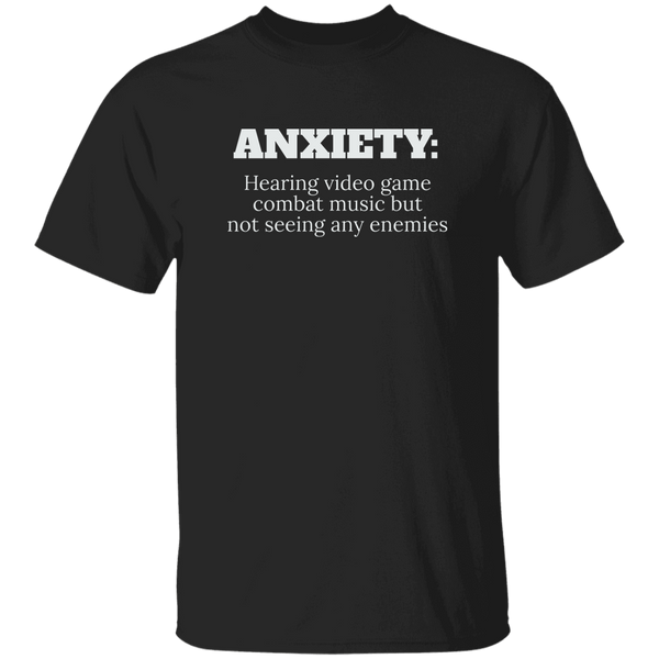 Anxiety Hearing Videogame T-Shirt (C19)