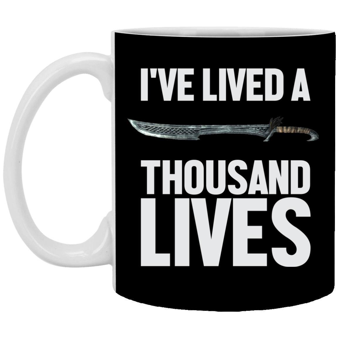 I've Lived A Thousand Lives 11 oz. White Mug Main image