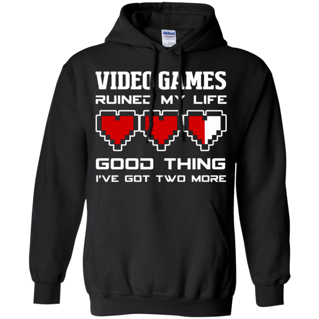 Video Games Ruined My Life - Video Gaming Pullover Hoodie 8 oz.