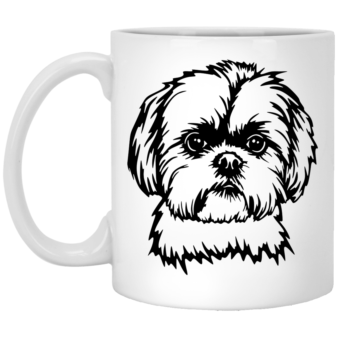 Shih Tzu Mug | Shih Tzu Gifts | Shih Tzu Art | Shitzu Mom |  Shih Tzu 11 oz. White Mug Secondary image