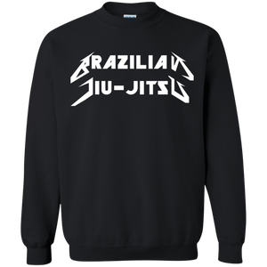 Brazilian Jiu Jitsu Metal BJJ Crewneck Pullover Sweatshirt  8 oz. Brazilian Jiu Jitsu Metal BJJ Crewneck Pullover Sweatshirt  8 oz.