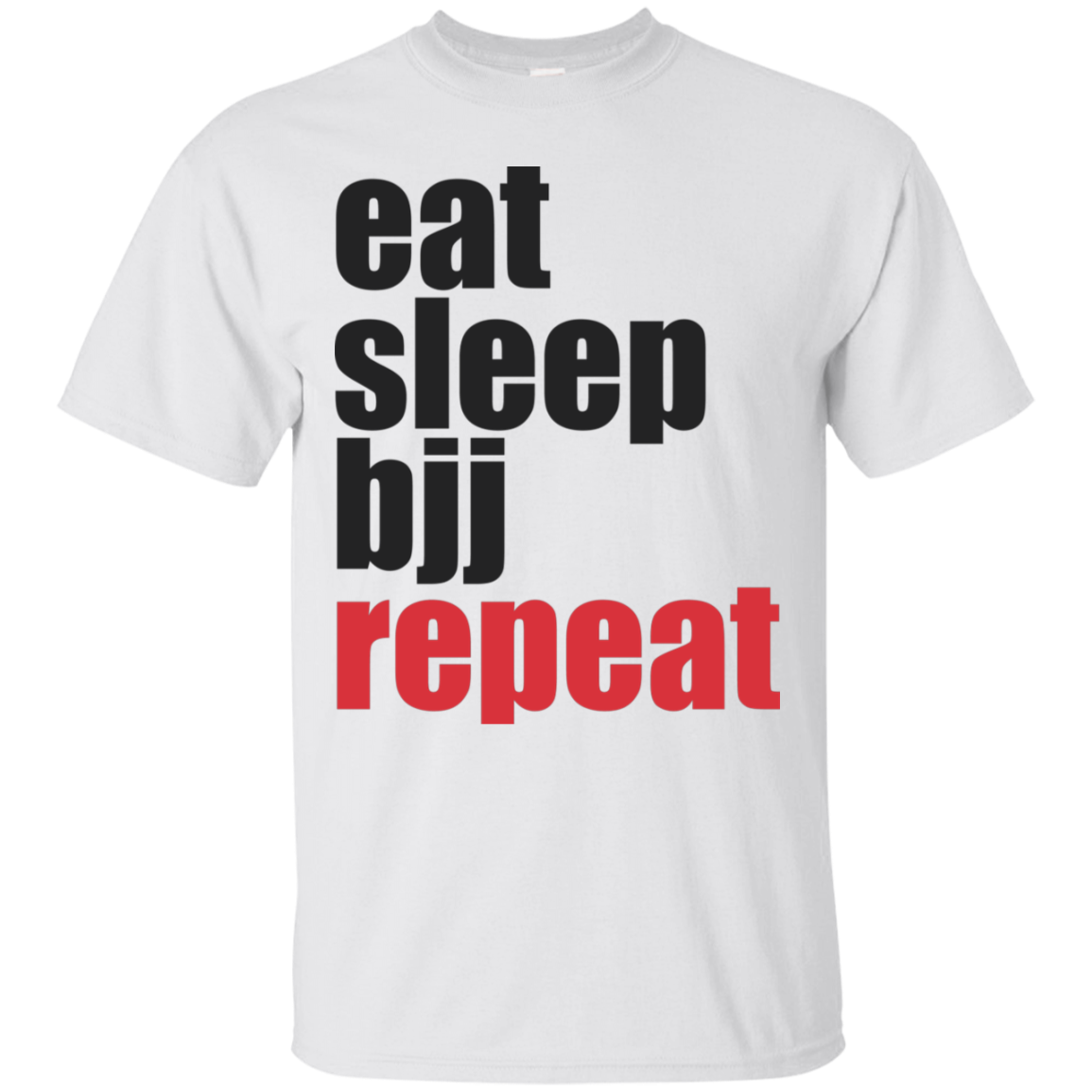 Eat Sleep BJJ Repeat Brazilian Jiu Jitsu T-Shirt Secondary image