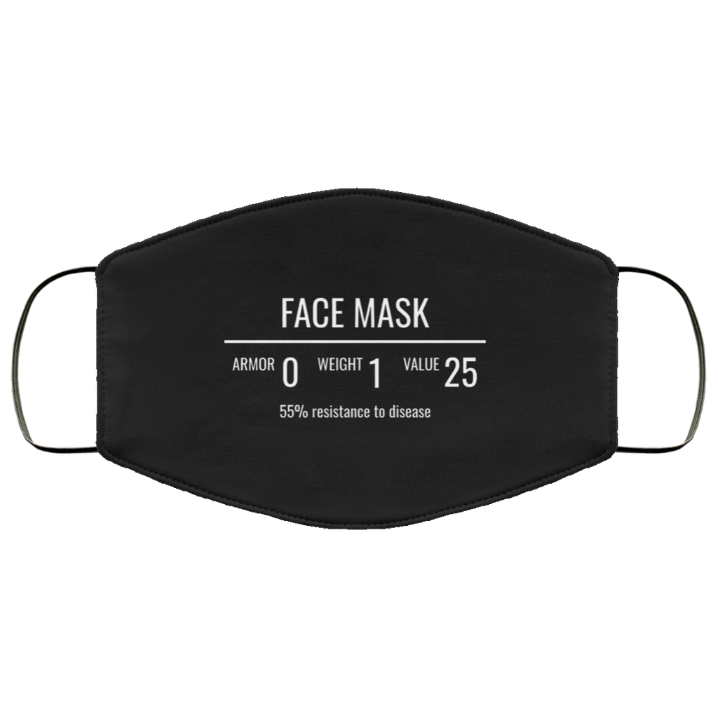 Fantasy RPG Face Mask Video Game Sublimation Face Mask 2