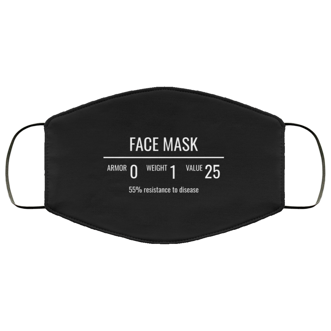Fantasy RPG Face Mask Video Game Sublimation Face Mask 2