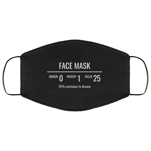 Fantasy RPG Face Mask Video Game Sublimation Face Mask 2