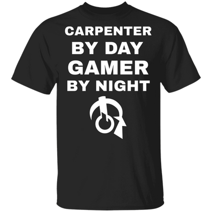 Carpenter By Day Gamer By Night T-Shirt