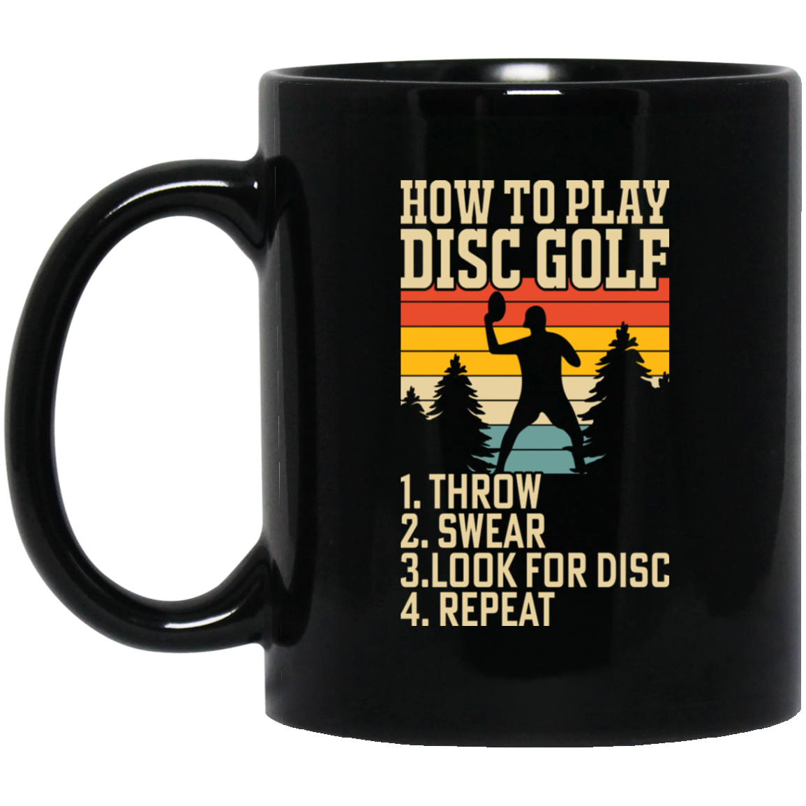 How To Play Disc Golf Mug | Disc Sport Mug | Disc Golf Gifts | Disc Golf 11oz Mug Secondary image