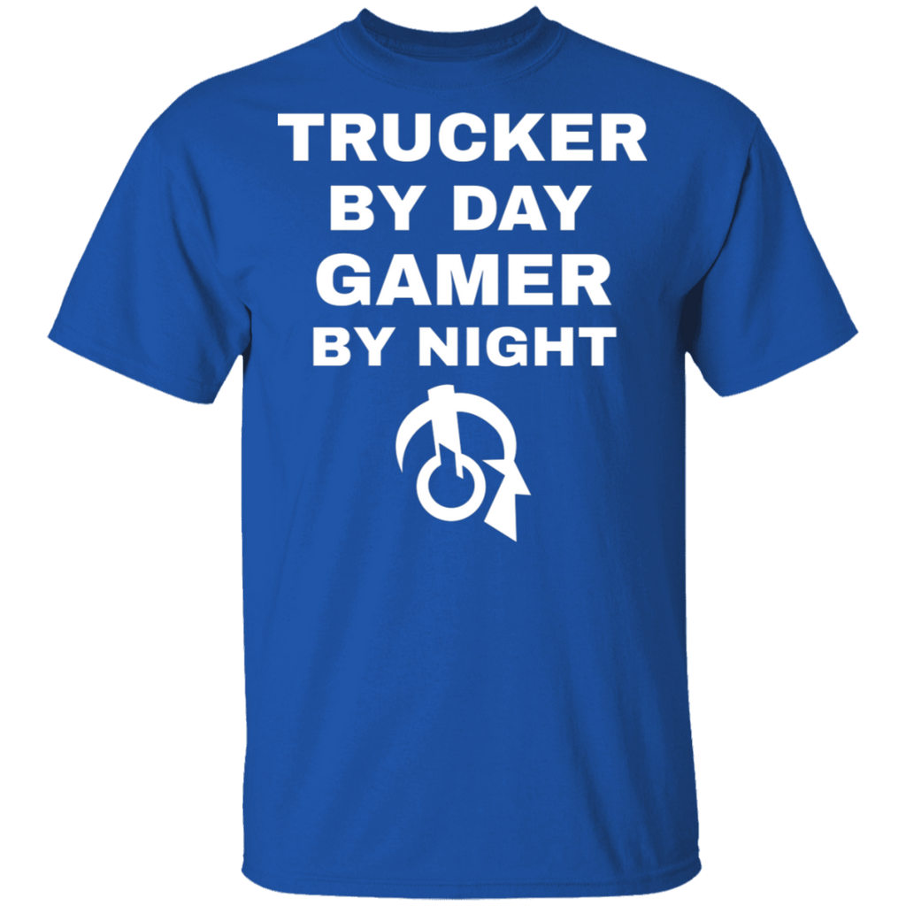 Trucker By Day Gamer By Night T-Shirt
