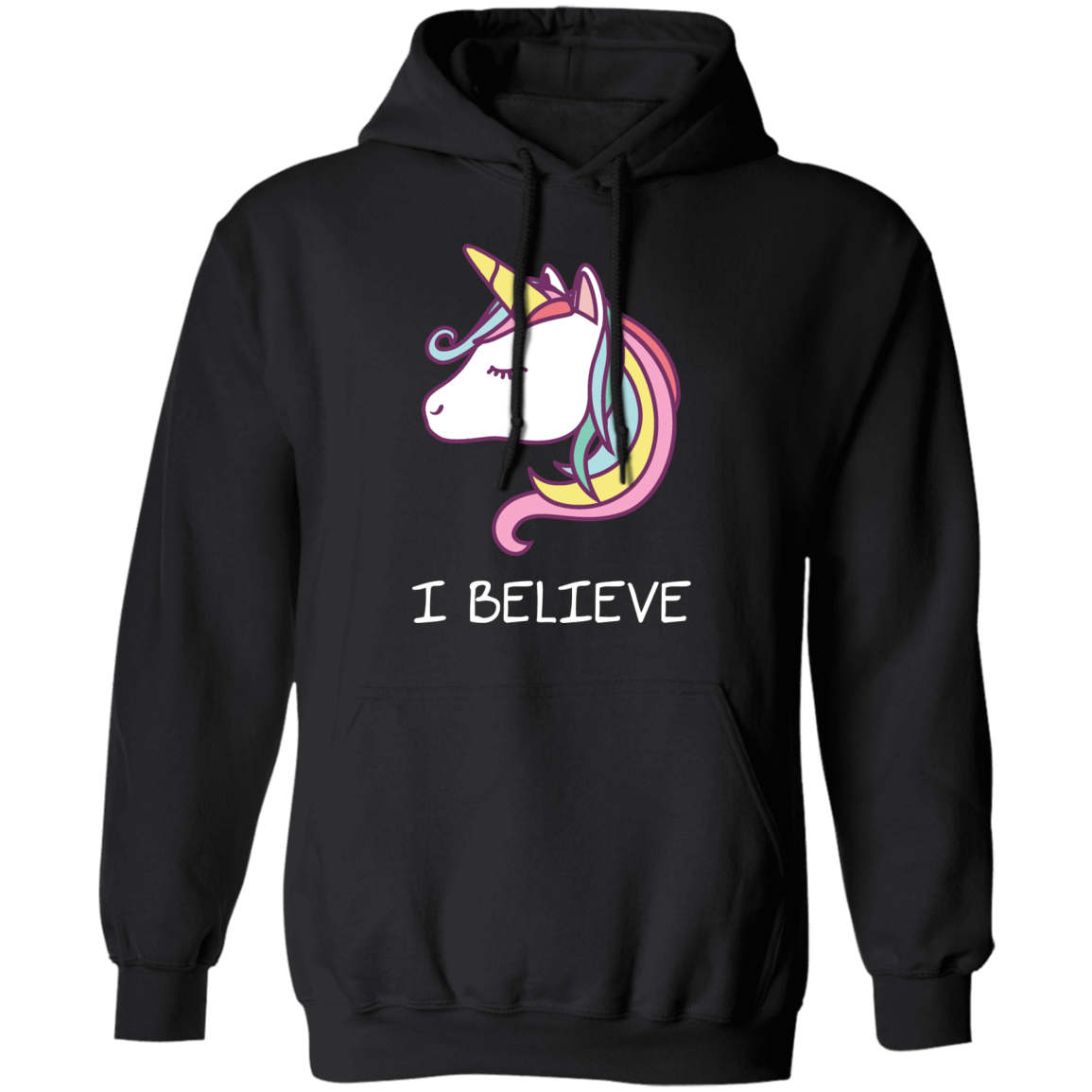 I Believe Unicorn Hoodie Secondary image