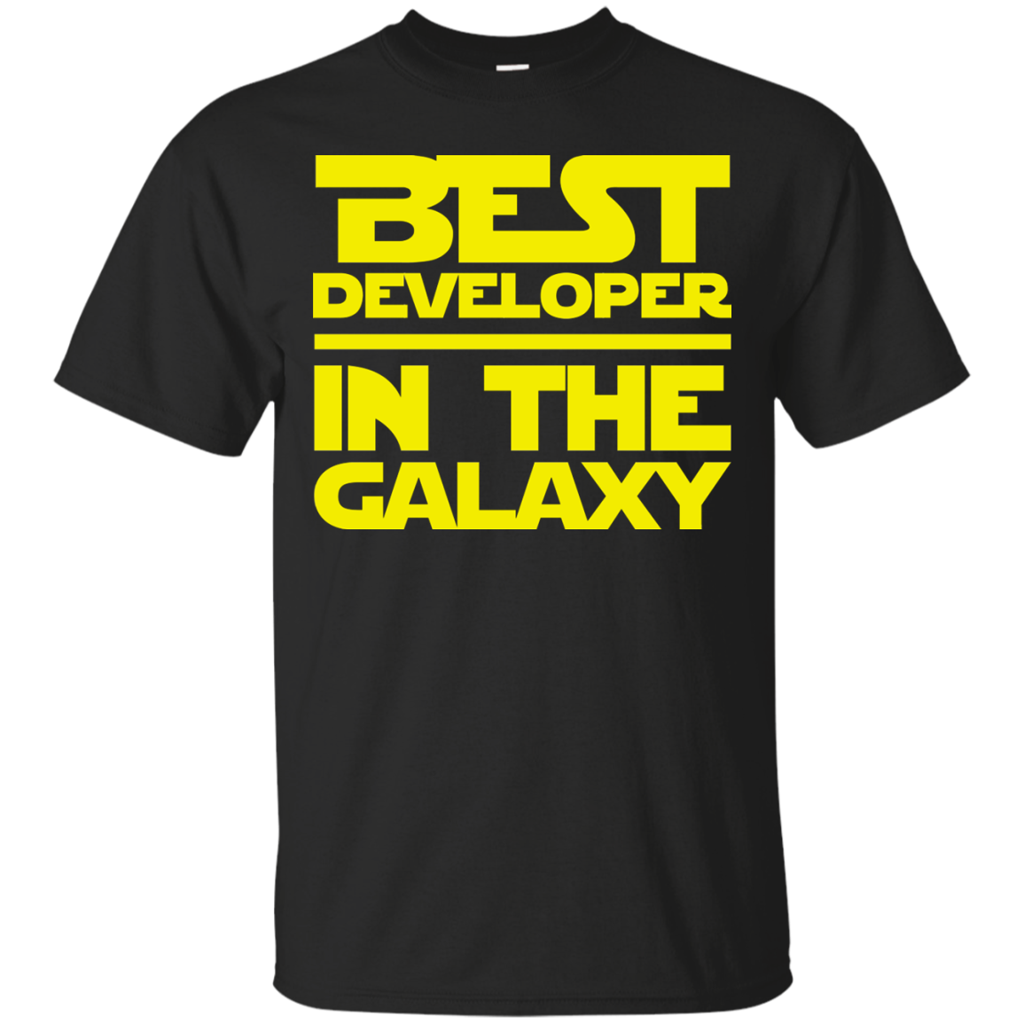 Best Developer In The Galaxy Shirt Secondary image