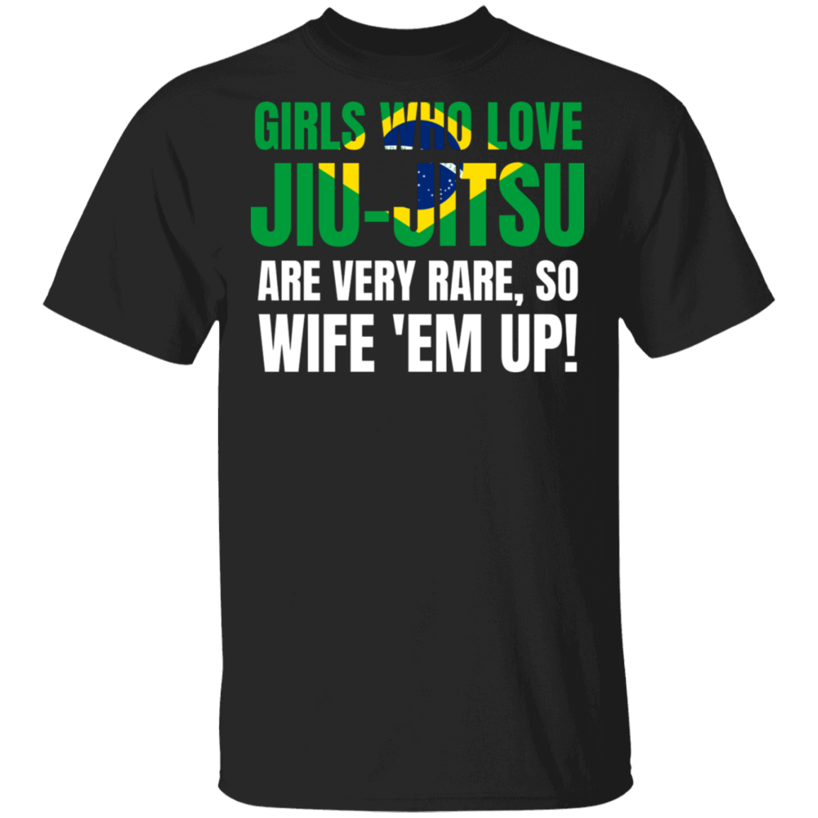 Girls Who Love Jiu-Jitsu Are Rare BJJ Brazilian Jiu-Jitsu T-Shirt Secondary image