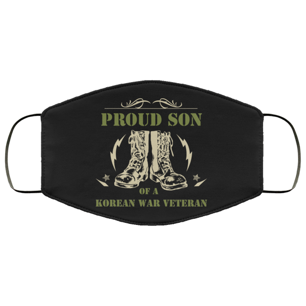 Proud Son Of A Korean War Veteran Face Mask