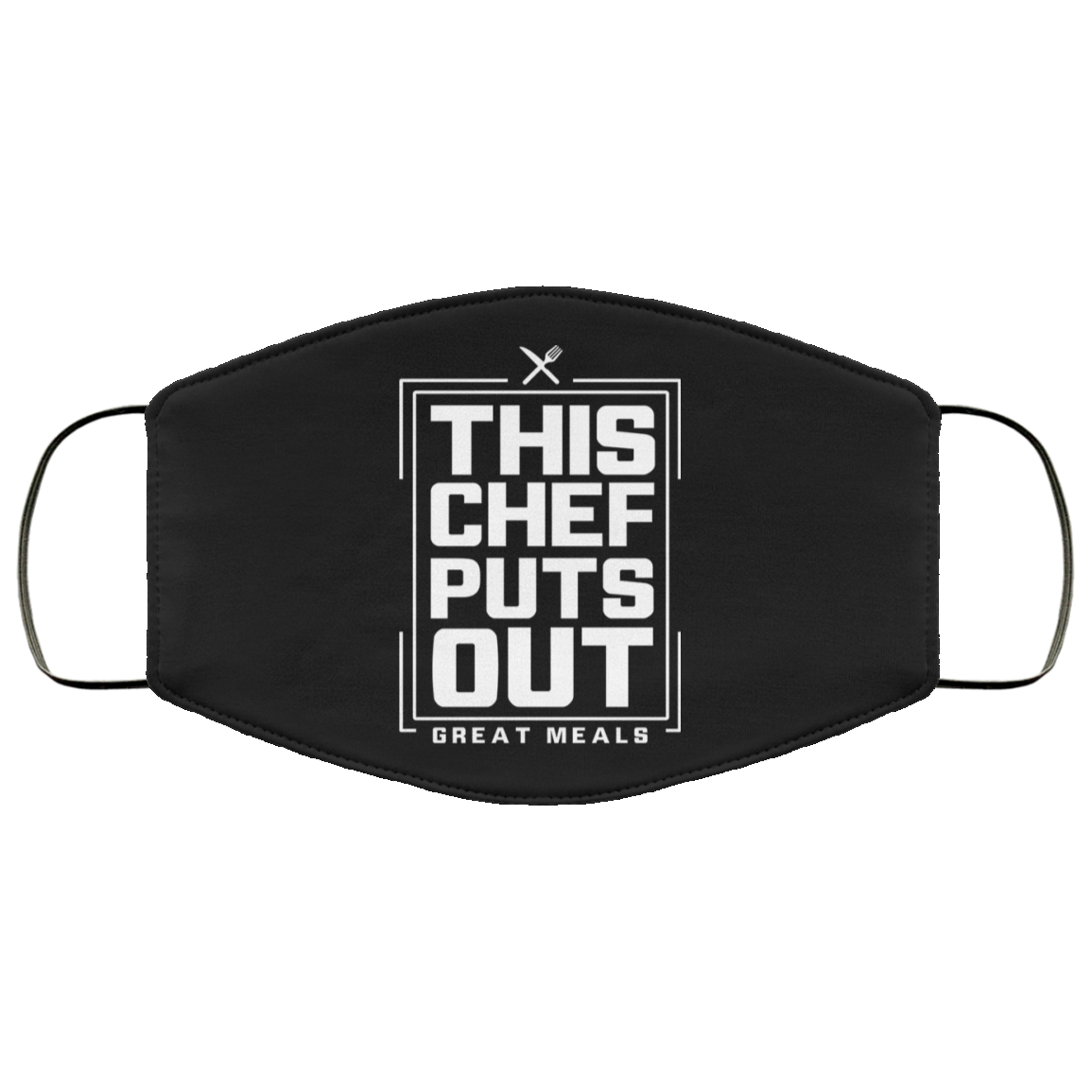 This Chef Puts Out... Great Meals - Chef Face Mask Secondary image