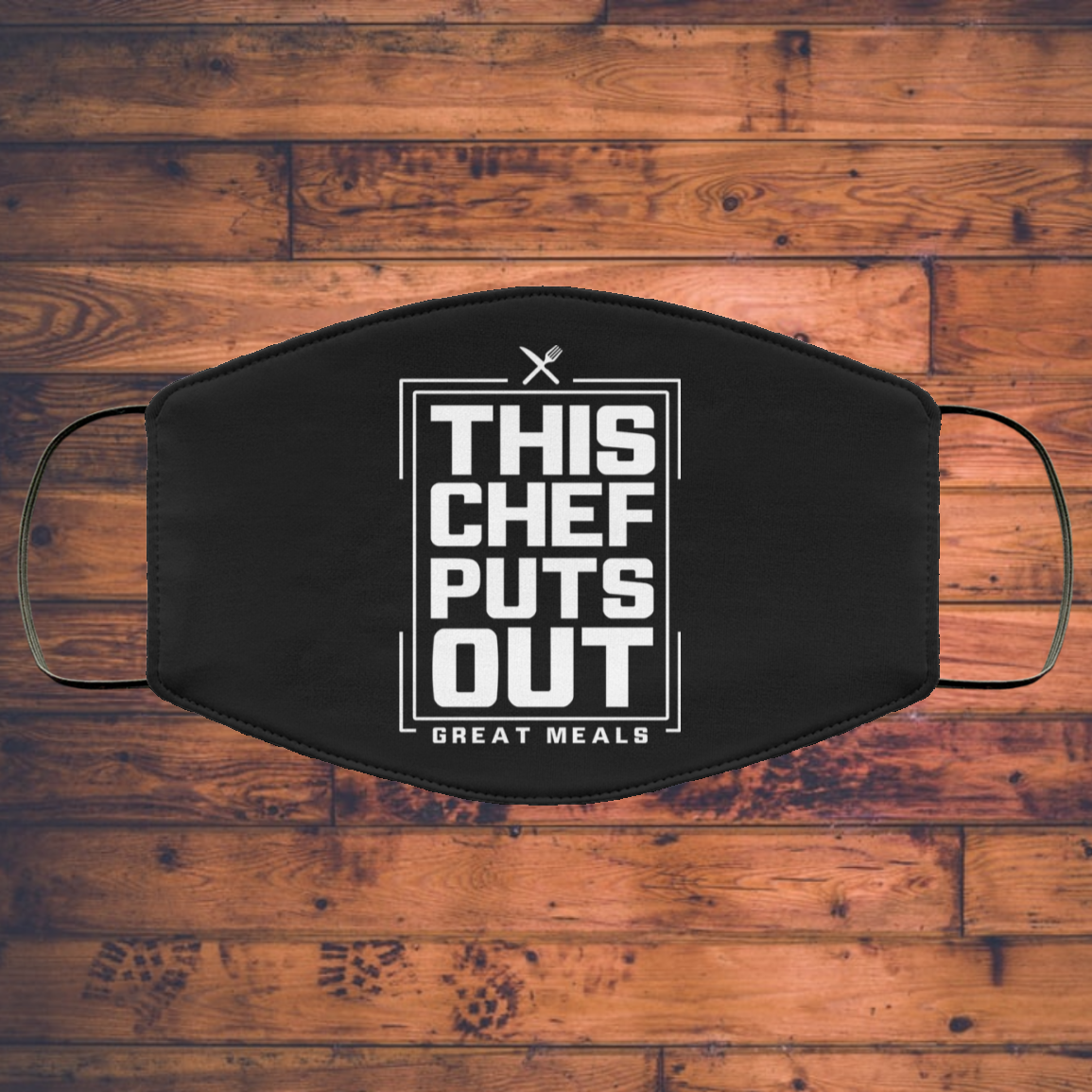 This Chef Puts Out... Great Meals - Chef Face Mask Main image