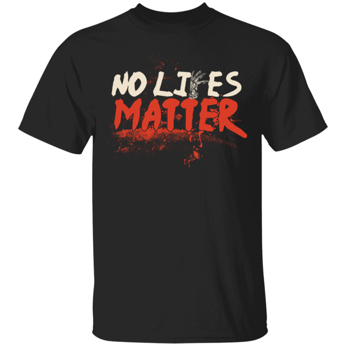 No Lives Matter Zombie Horror T-Shirt Secondary image