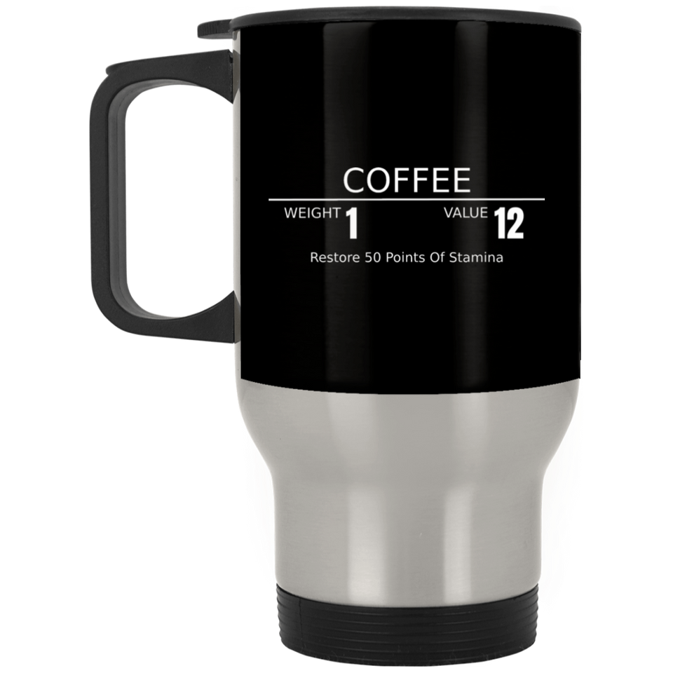 Coffee RPG 14 oz. RPG Mug | Video Game Coffee Mug | Gaming Video Game Stainless Travel Mug