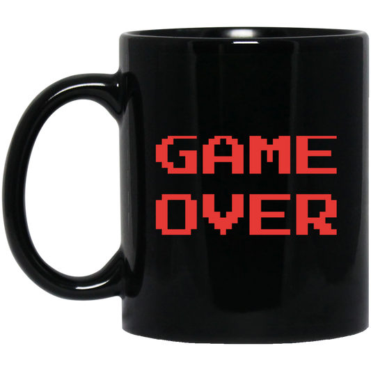 Game Over 11 oz. Black Mug