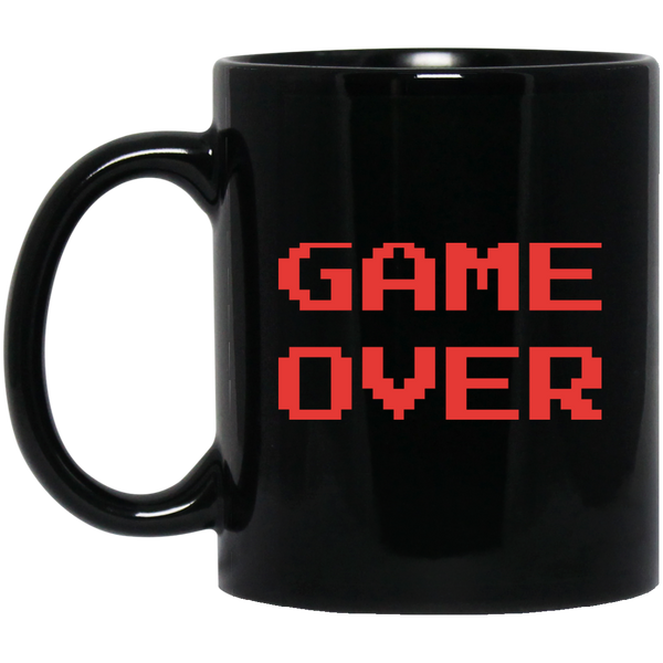 Game Over 11 oz. Black Mug