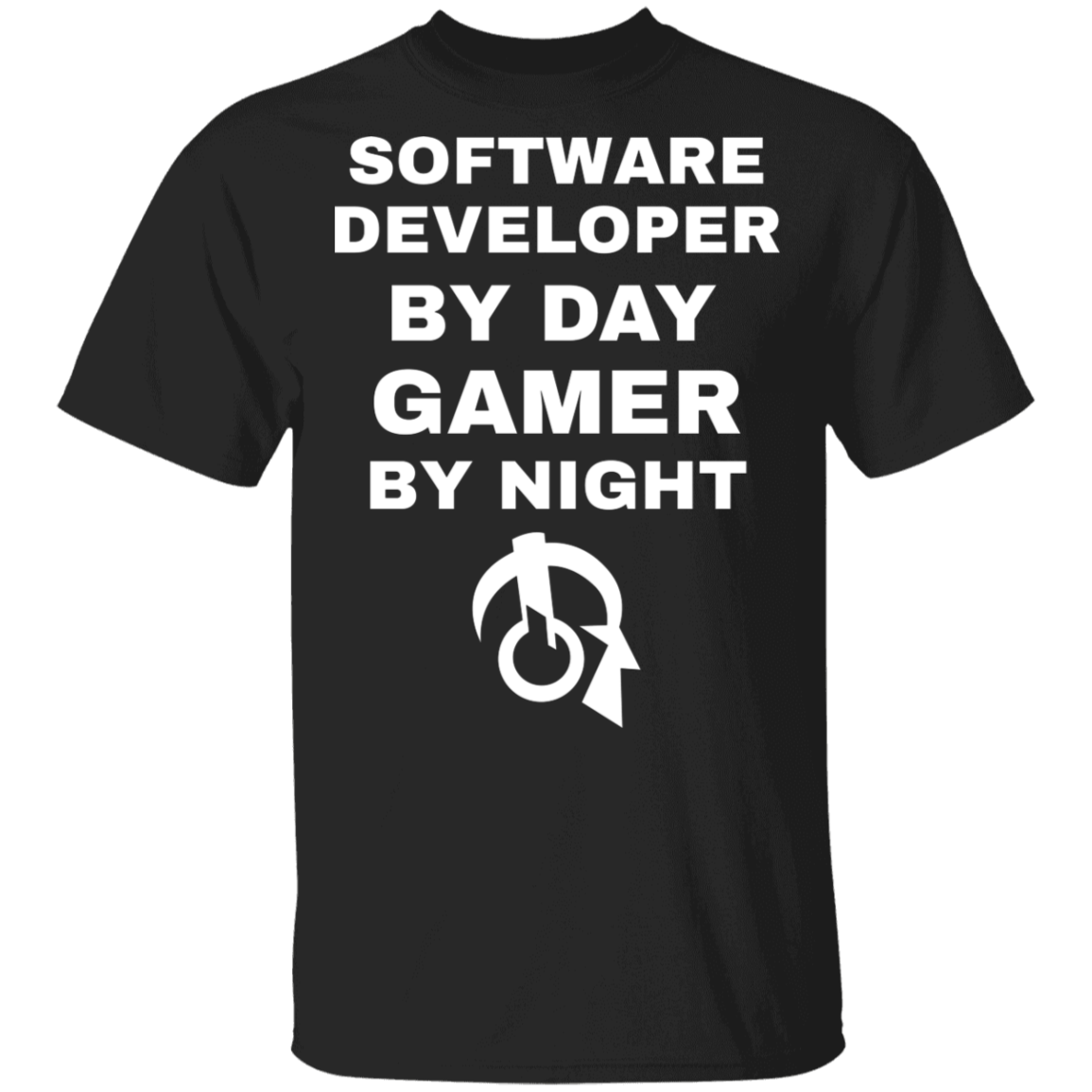 Software Developer By Day Gamer By Night T-Shirt Secondary image