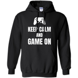 Keep Calm And Game On Video Gaming Pullover Hoodie 8 oz. Keep Calm And Game On Video Gaming Pullover Hoodie 8 oz.