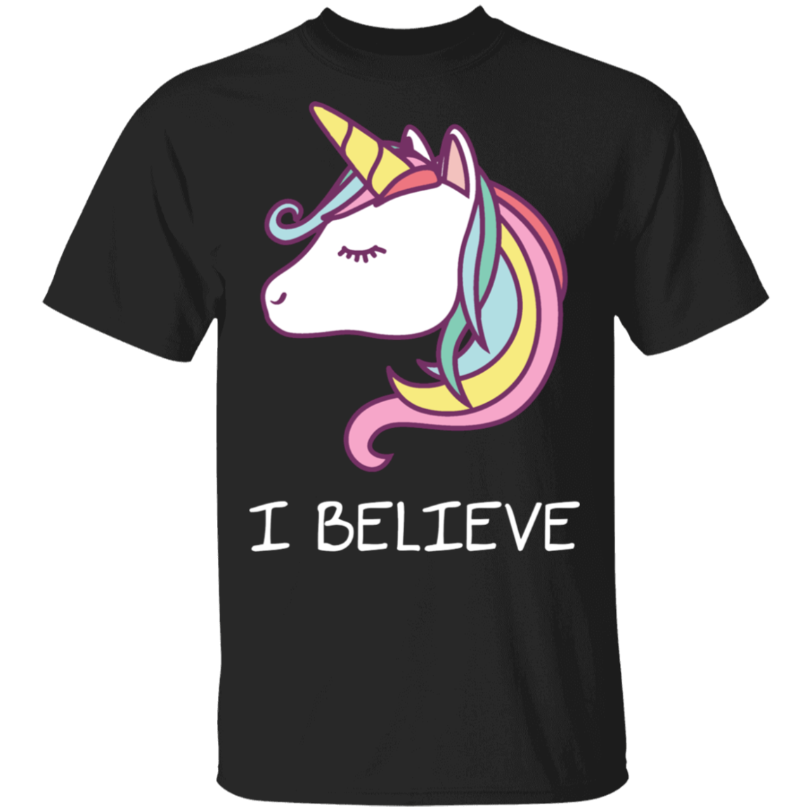 I Believe Unicorn T-Shirt Secondary image