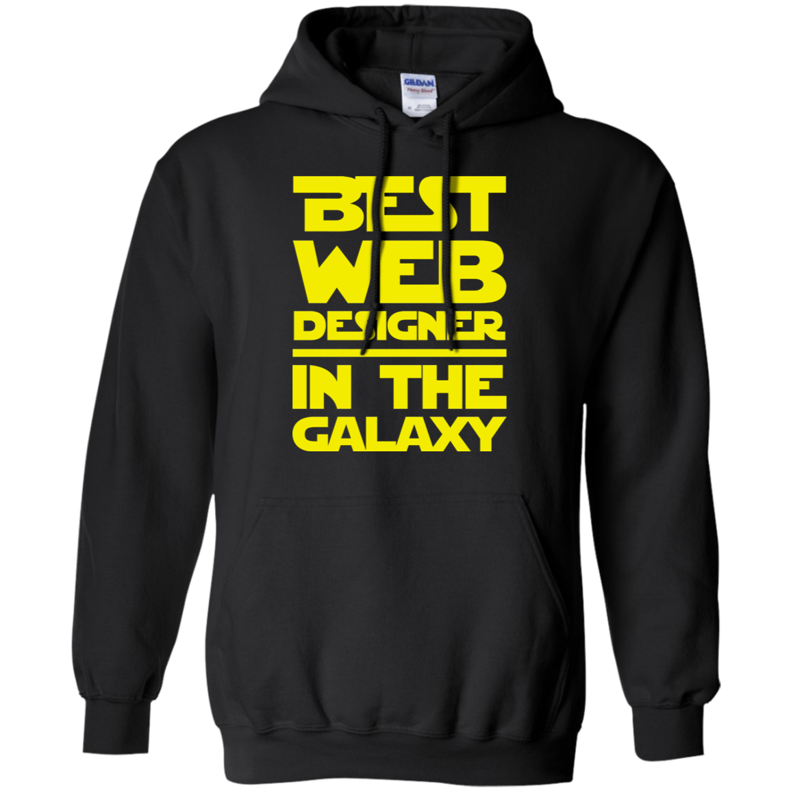 Best Web Designer In The Galaxy Pullover Hoodie 8 oz. Secondary image