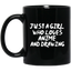 Just A Girl Who Loves Anime And Drawing Anime Mug | Anime Gift Cup | Anime Coffee Mug | Anime Merch | 11oz Kawaii Mug