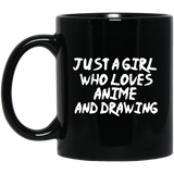 Just A Girl Who Loves Anime And Drawing Anime Mug | Anime Gift Cup | Anime Coffee Mug | Anime Merch | 11oz Kawaii Mug Just A Girl Who Loves Anime And Drawing Anime Mug | Anime Gift Cup | Anime Coffee Mug | Anime Merch | 11oz Kawaii Mug