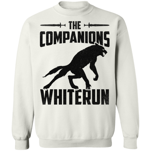 The Companions Whiterun Light Crewneck Pullover Sweatshirt  8 oz