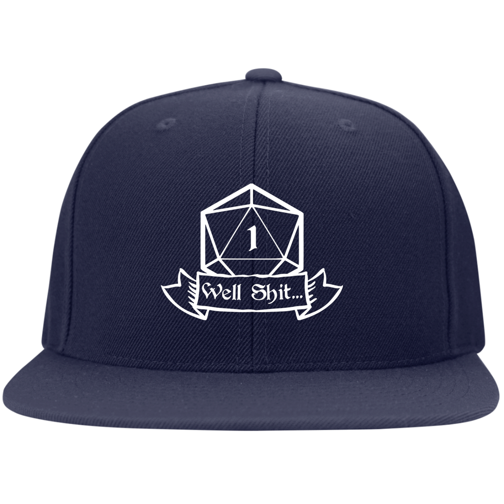 Well Shit RPG Dice Hat | Dungeon Master Hat | Tabletop RPG | Tabletop Games | RPG Hat | Role Playing Game Unisex Snapback Hat
