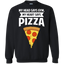 My Head Says Gym My Heart Says Pizza Crewneck Pullover Sweatshirt  8 oz.