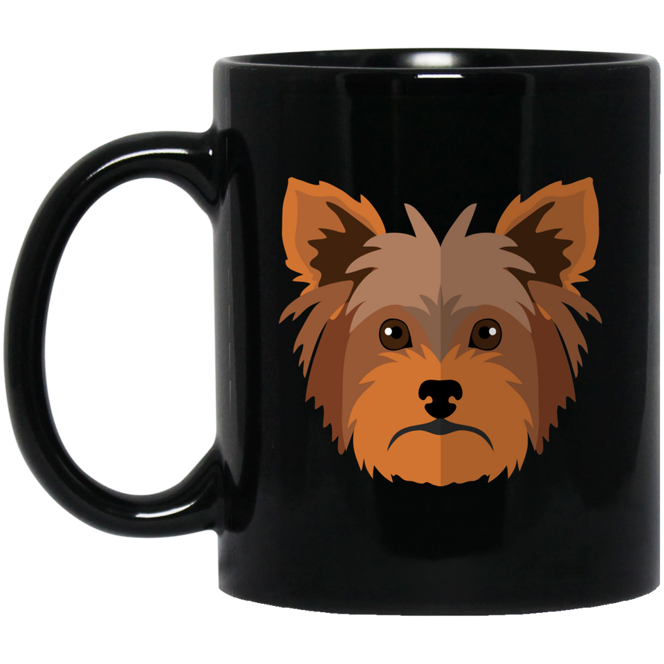 Yorkie Mug | Yorkshire Terrier | Yorkie Gifts | Yorkie 11 oz. Black Mug