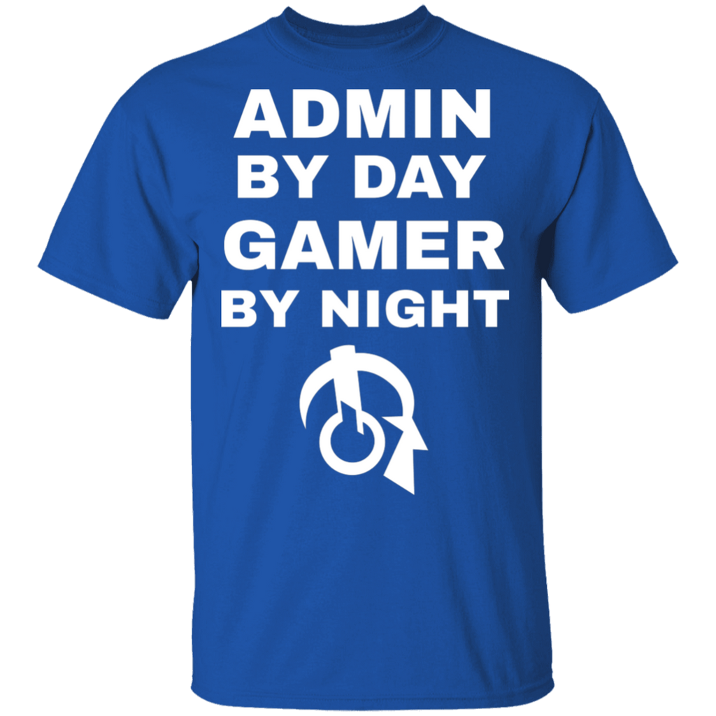 Admin By Day Gamer By Night T-Shirt