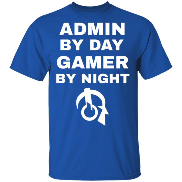 Admin By Day Gamer By Night T-Shirt